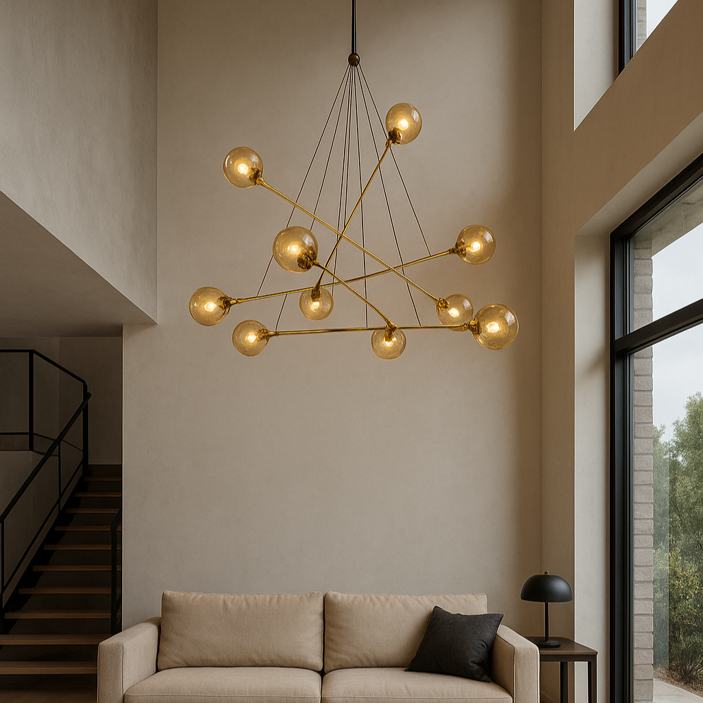 Lámpara de Techo Lotuz Dorado